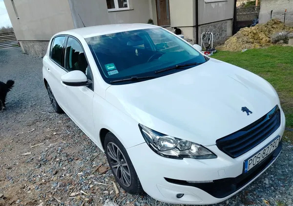 peugeot Peugeot 308 cena 26700 przebieg: 210000, rok produkcji 2014 z Mieszkowice